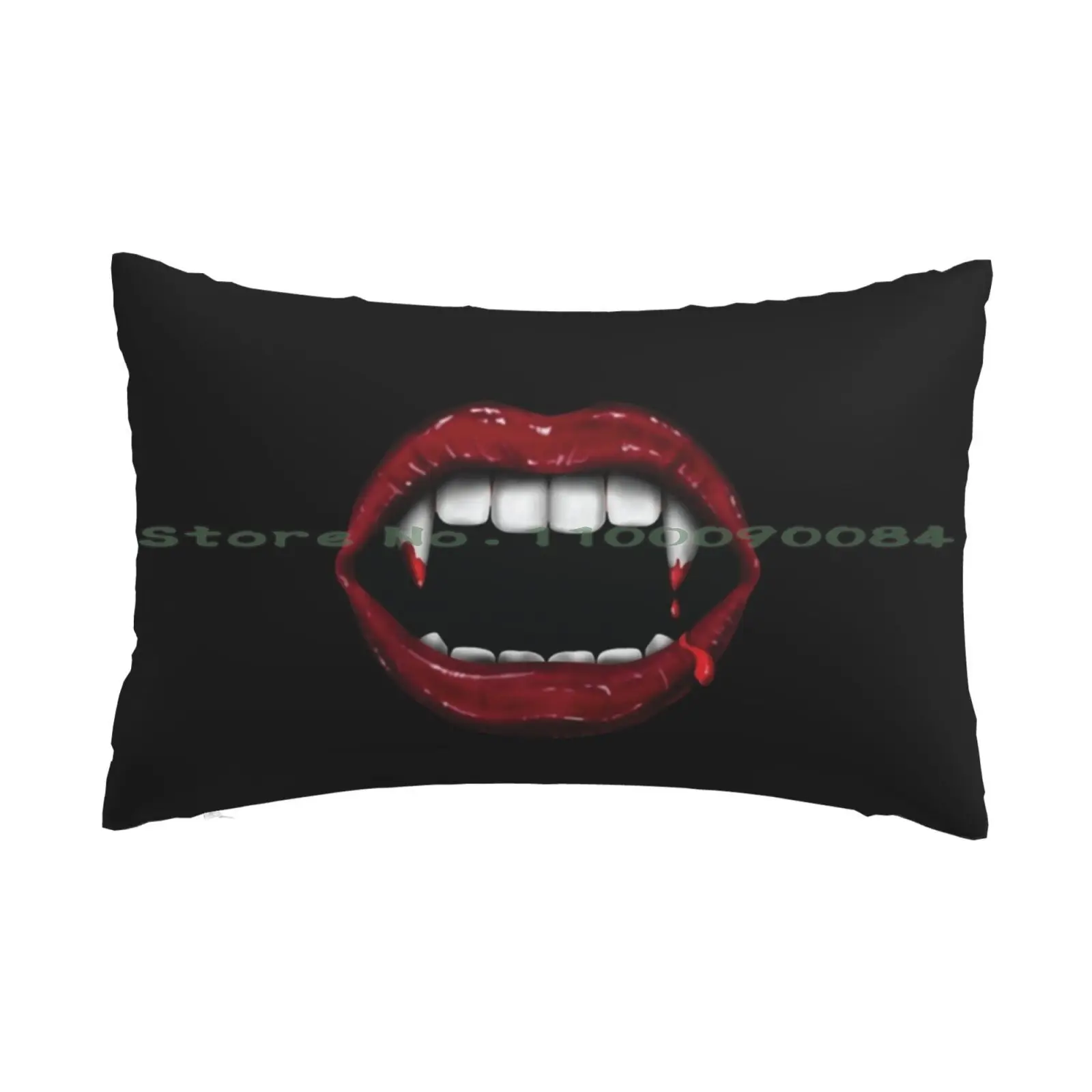 Vampire Face Mask Pillow Case 20x30 50*75 Sofa Bedroom Buffy The Vampire Cute Vampires Funny Horror Geek Joss Whedon Halloween