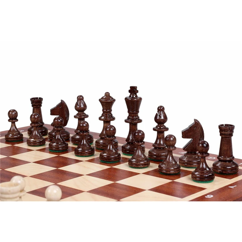 

Luxury Wooden Chess Set 35cm Floding Chessboard King Height 65mm Chess Pieces Tournament Chess Game Family Board Game Gift Toy