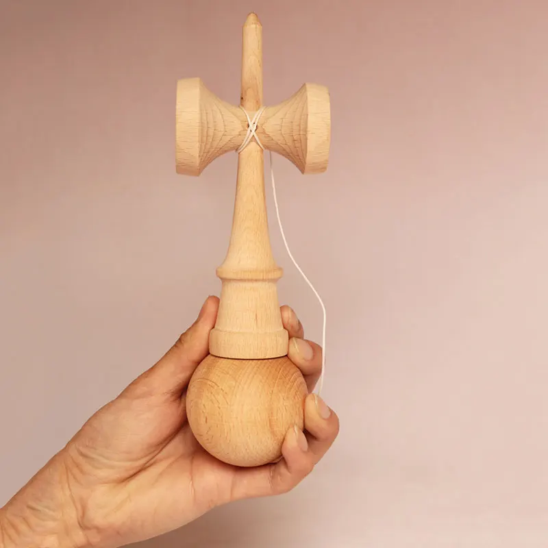 Wood Kendama Toy Outdoor Fitness Balls Rising Hands and Eyes Body Coordination Children Adults Outdoor Juggling Game Sports Ball