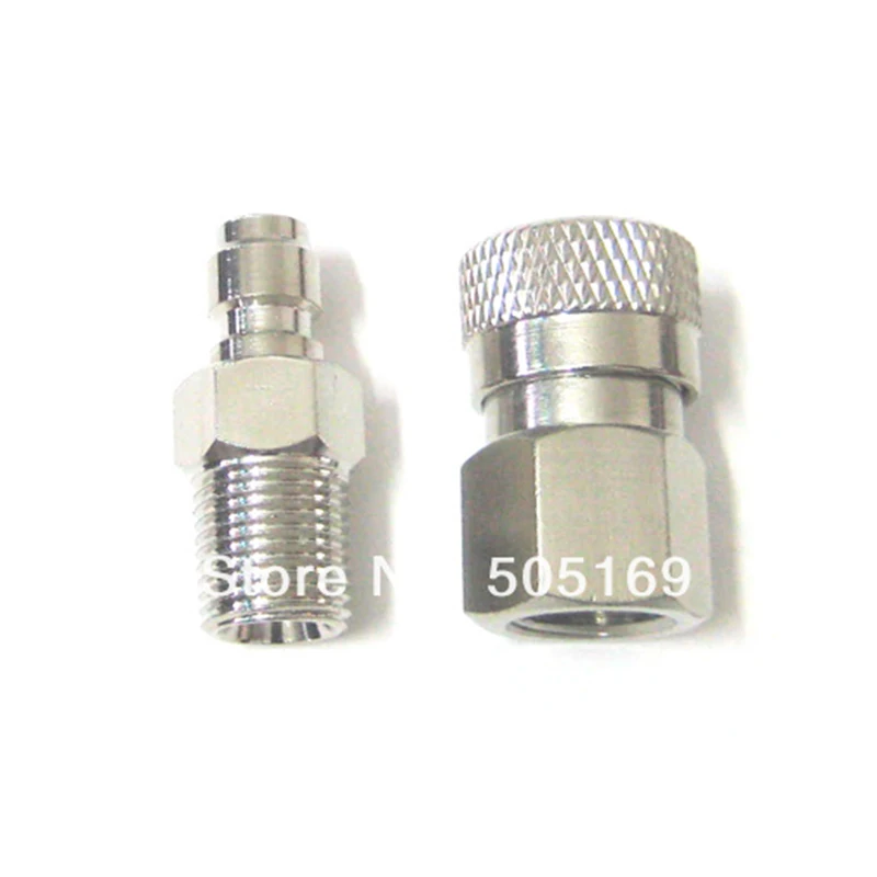 Adaptador rápido de aire NPT 1/8 macho hembra alta presión - imagen 5