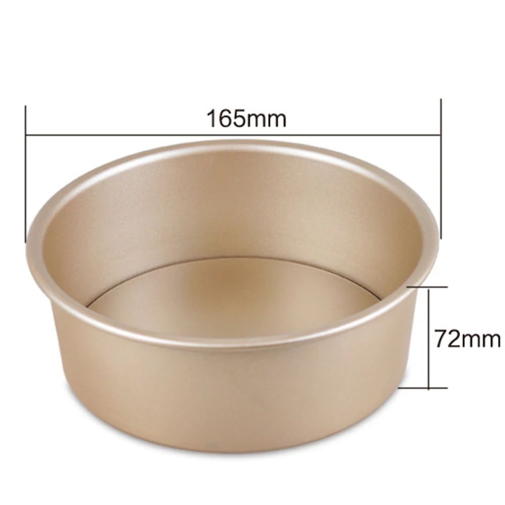 6inch Gold Round Loose Base Baking Pan Cake Tin Mould Mold  Bread Cake Pan Aluminium Alloy Cake Mold Bakeware