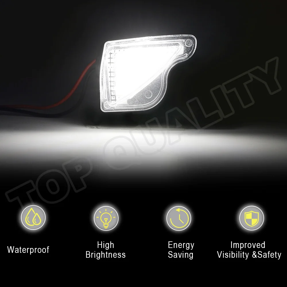 

2PCS Canbus LED Side Mirror Puddle Lights No Error White For Skoda Superb MK2 Octavia MK2 MK3 1Z 5E Under Mirror Lamp