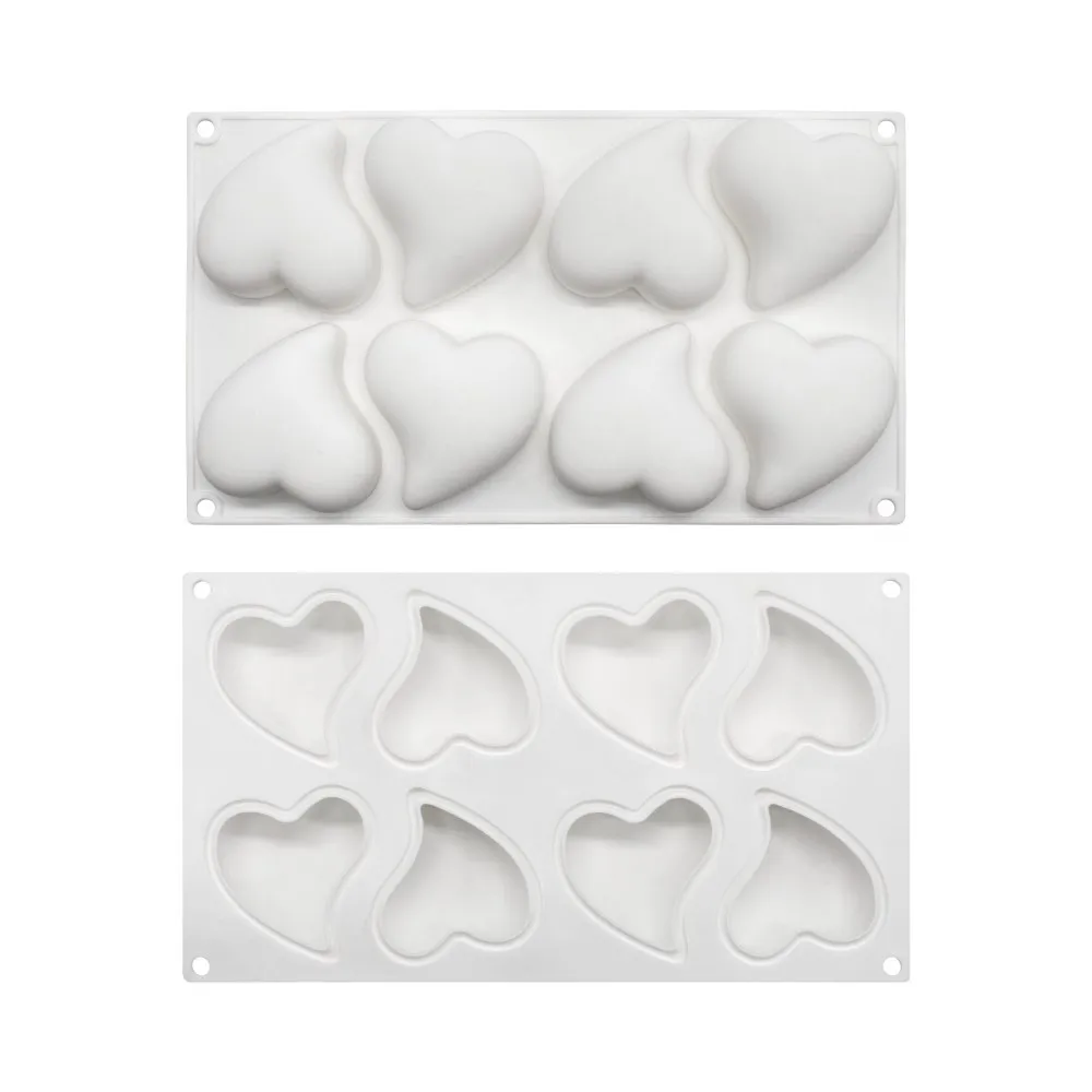 

Romantic Heart Rose Silicone Chocolate Mould Cake Decorating Tools Cupcake Cookies Silicone Molds Muffin Pan Baking Gift