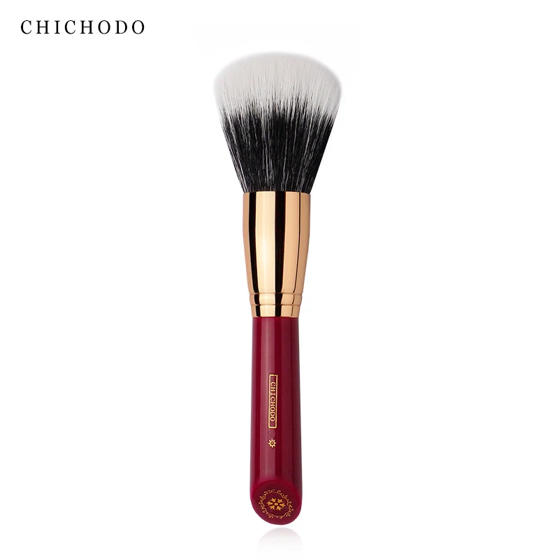 CHICHODO Makeup Brush-Luxurious Red Rose Series-High Quality Goat Hair Powder Brush-Natural Hair Cosmetic&Make Up Tools-Beauty