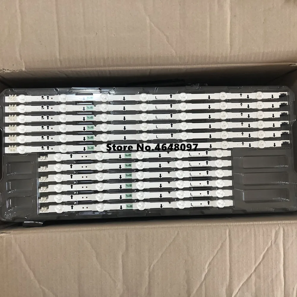 New 12 PCS/set LED backlight strip D4GE-500DCA-R2 D4GE-500DCB-R2 for UE50H6350 UN50J5500AF UE50H6200