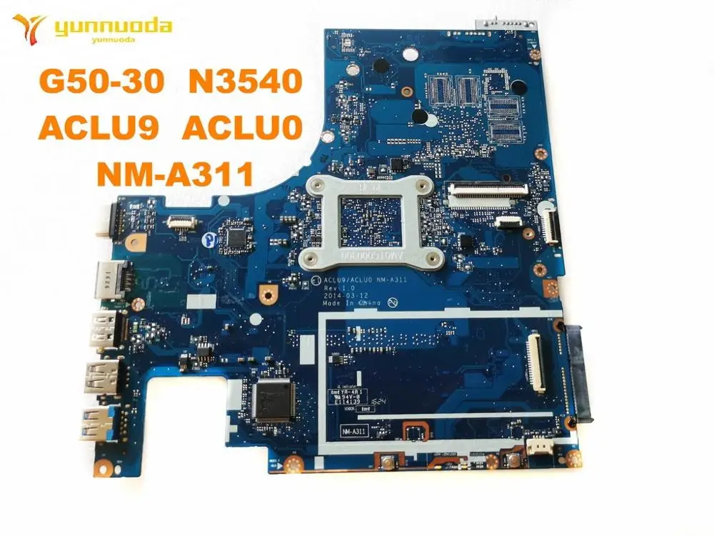 NM-A311 для Lenovo G50-30, материнская плата для ноутбука G50-30 с процессором N2840 N2830 N3540, ACLU9 ACLU0, 100% протестировано, хорошо