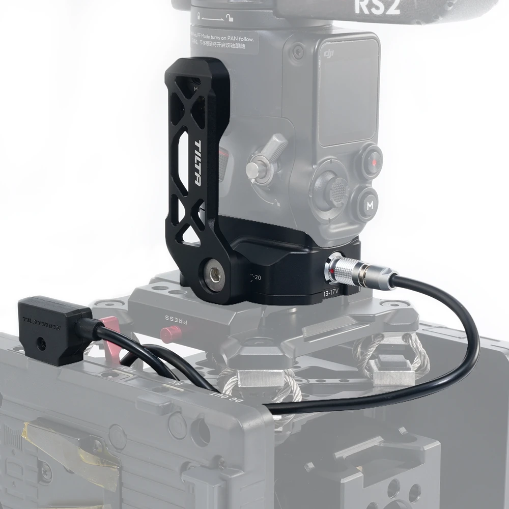 Tilta TGA-PBP Power Supply Base Plate Security for DJI Ronin RS3 RS4 RS5 accessories P-tap 2-pin Power Input TGA-PBP TGA-PBP2