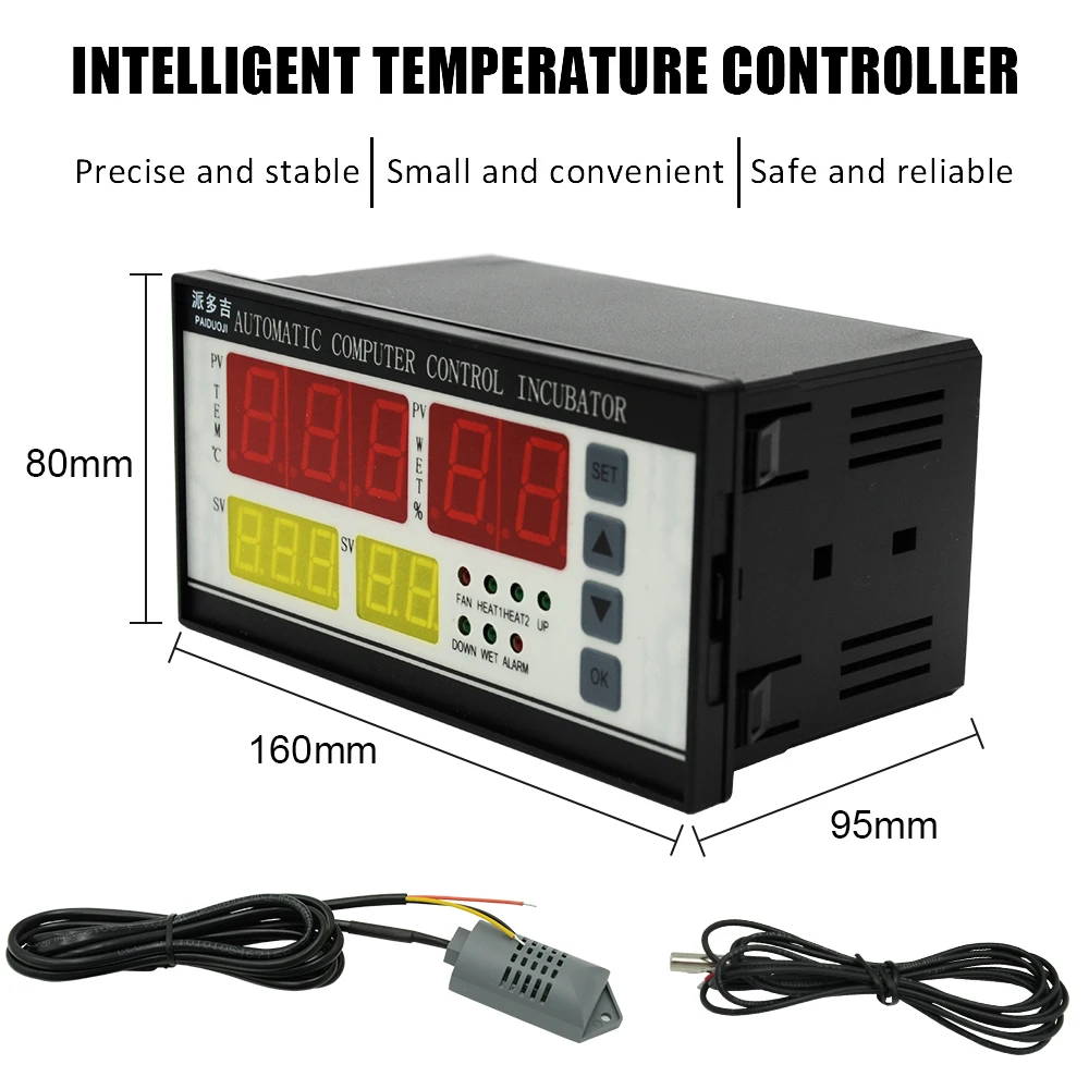 Free Shipping Xm-18, Egg Controller Incubator, Multifunction Automatic Temperature Humidity Control,100-240Vac,CE,ISO,Xm18 xm18s