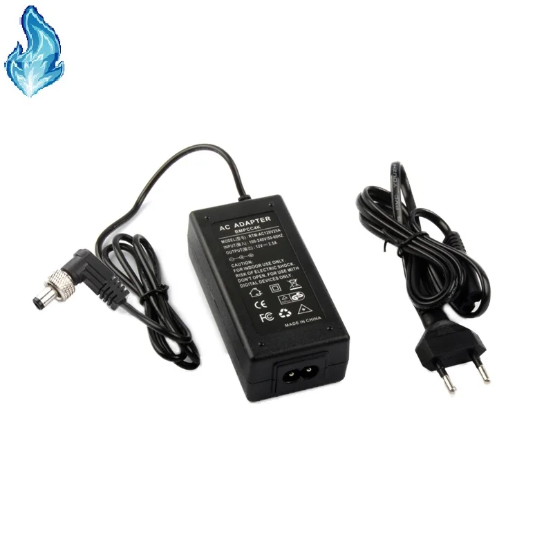 DC5.5×2.5 12V 2.5A Power Adapter with Lock, Power Supply Specification Optional 12V 2.5A Power Adapter With Lock