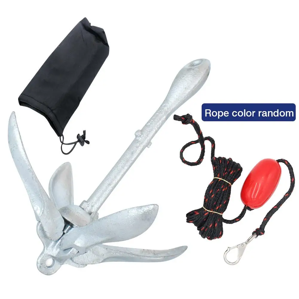 

Foldable Delta Anchor Pool Anchor Grapnel Anchor Boat Anchor With Claw For Kayak Canoes Suitable For Boats And Dinghy