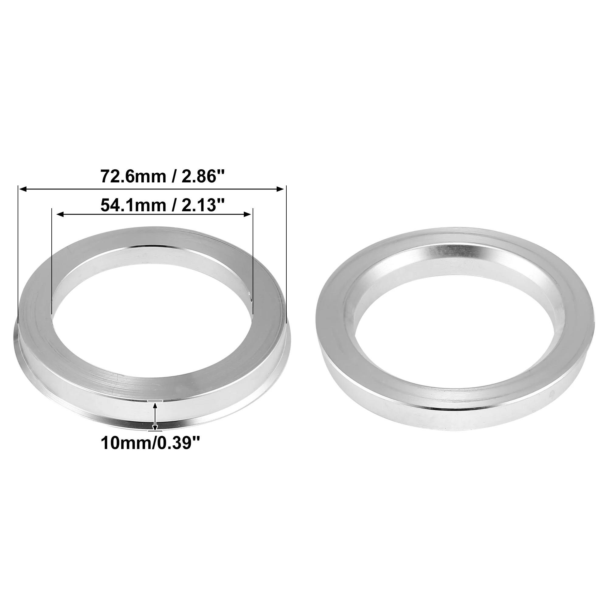 Set 4psc wheel hub rings 63.4-54.1mm | 5,50