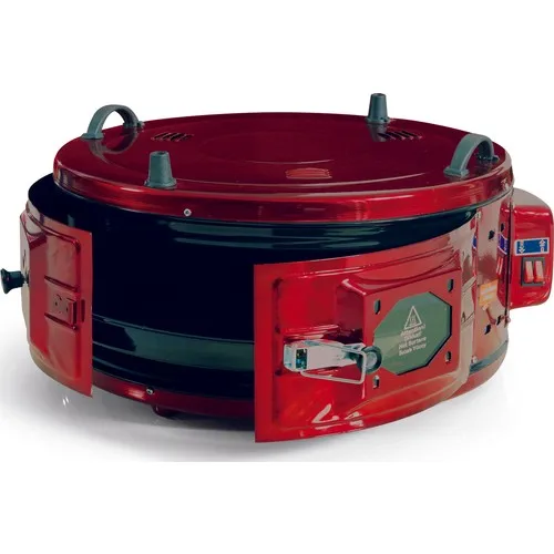 Ladybird 006 Family Size Round Single Tray Enamel Drum Furnace