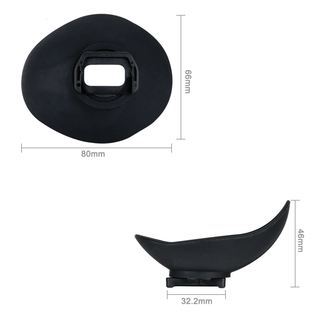 New Camera Eyecup Viewfinder Protector Cup Soft Silicone Eyepiece For Sony A6500 A6400 Replaces Sony FDA-EP17