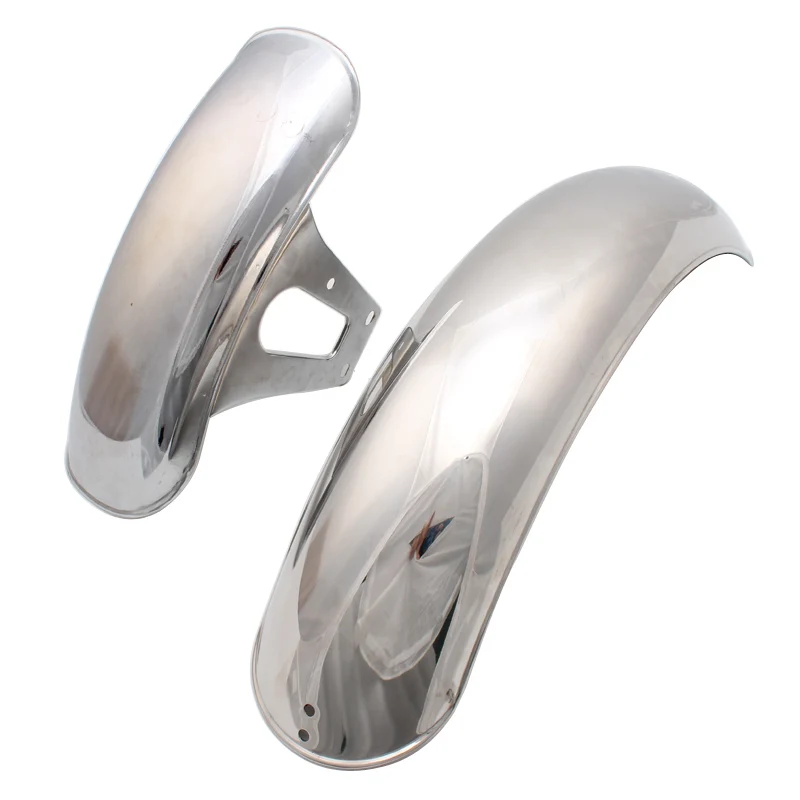 5.1Inch Chrome Stainless Steel Motorcycle Rear Mudguard Fender For Harley Bobber Trailer