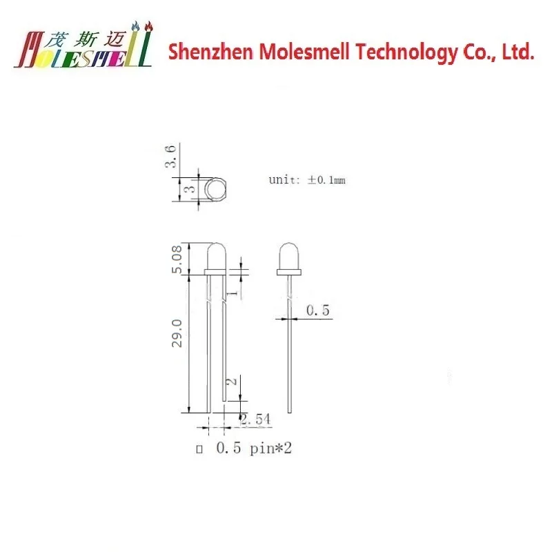 1000pcs 3mm 20000mcd round Red Yellow Blue Green White Orange water clear lens LED light lamp