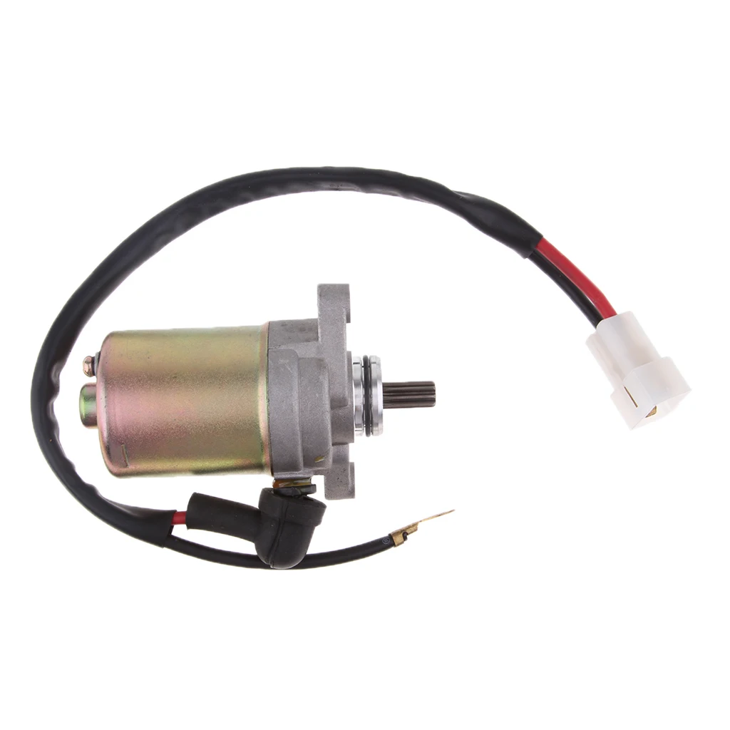 Starter Motor For 50cc 2-stroke Minarelli 1PE40QMB Jog Engines. 9-SPLINES