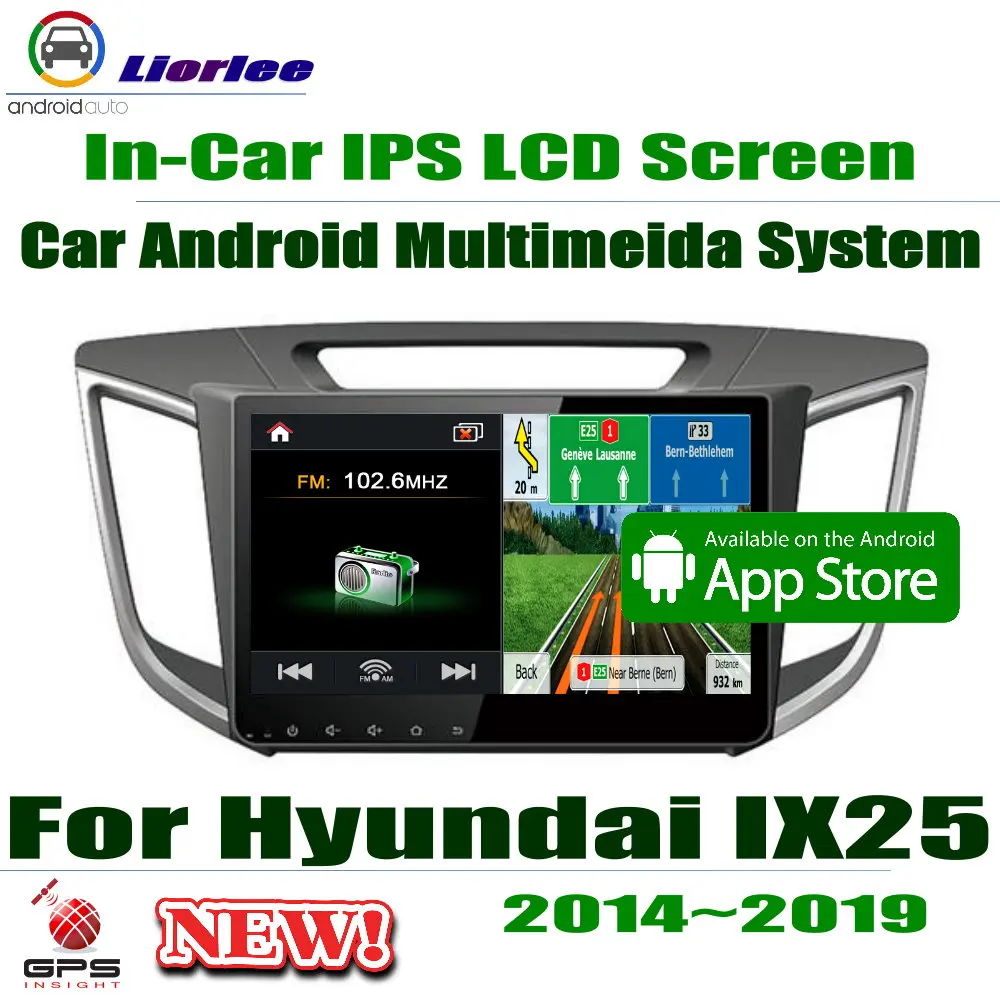 

For Hyundai IX25/Creta 2014~2019 Car Android Multimedia Player GPS Navigation DSP Stereo Radio Video Audio Head Unit 2din System