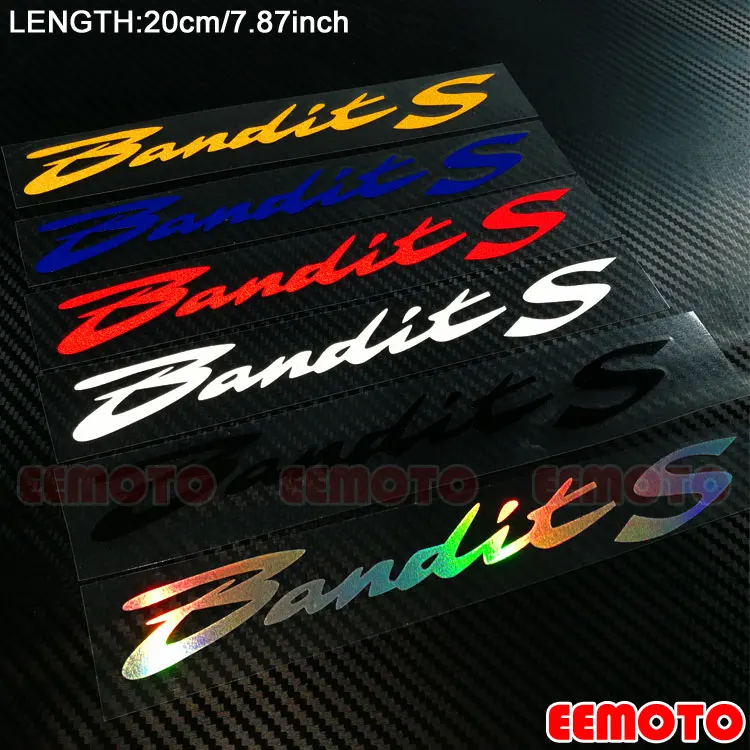 Motorcycle body Wheel Rims Fairing Helmet Tank Pad Label reflective Stickers Decals For SUZUKI Bandit S 250 600 650 1200 1250