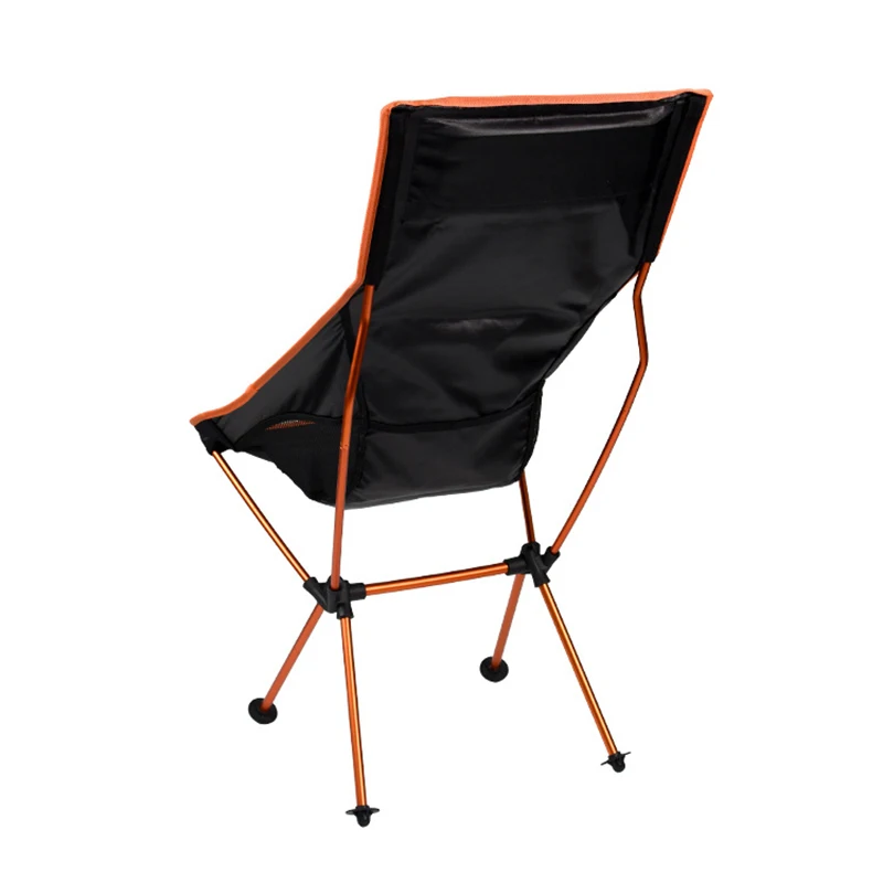 Portable Collapsible Moon Chair Fishing Camping BBQ Stool Folding Extended Hiking Seat Garden Ultralight Office Home Furniture