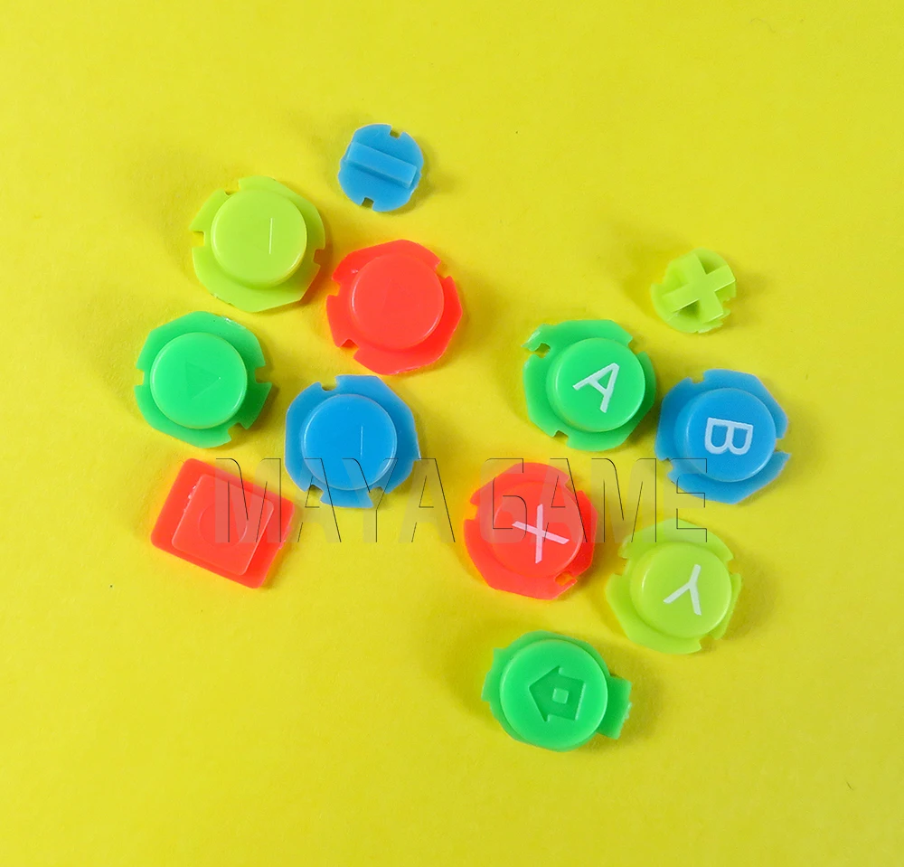 1set Für Schalter NS NX Controller für Joy-con Links Rechts Bunte ABXY Richtung Schlüssel Kunststoff Tasten Joystick
