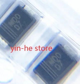 100PCS SOD4007 SOD123 스크린 인쇄 D7 1000V 1A SMD 일반 다이오드