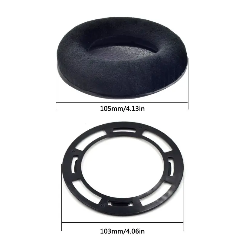 2 قطعة البلاستيك الأذن منصات تصاعد خواتم ل Hifiman القطيفة HE560 HE400i HE350 HE400 Q81F