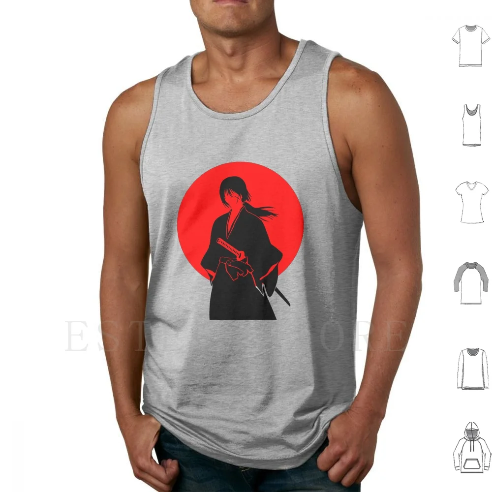 Kenshin-X Tank Tops Vest Sleeveless Kenshin X Kenji Japan