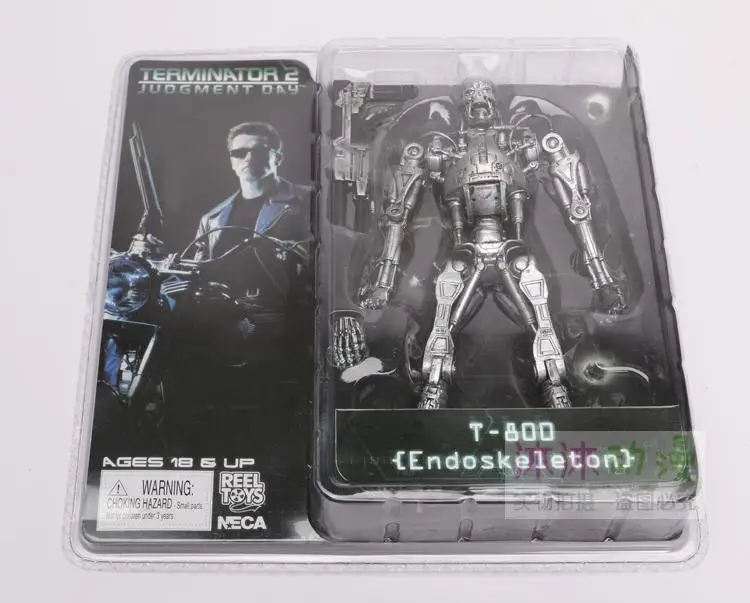 NECA ターミネーター 2 アクションフィギュア T-800 / T-1000 PVC
