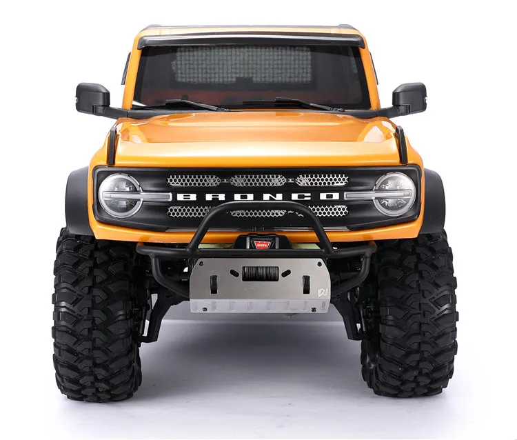 Metal Front And Rear Body Bumper Protection A For Traxxas Trx4 Bronco Mounts Rc Car Upgrade Accessories Carro De Control Remoto