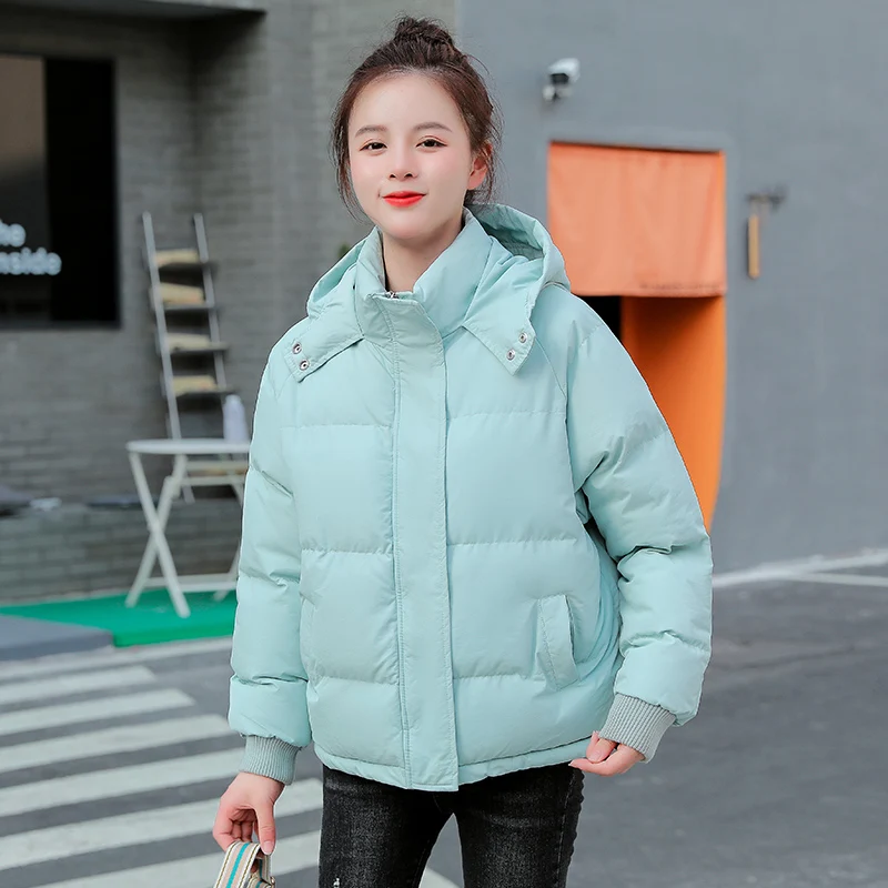 

Cheap wholesale 2021 autumn winter new fashion casual warm jacket female bisic women coats Lady overcoat woman parka Ay2020