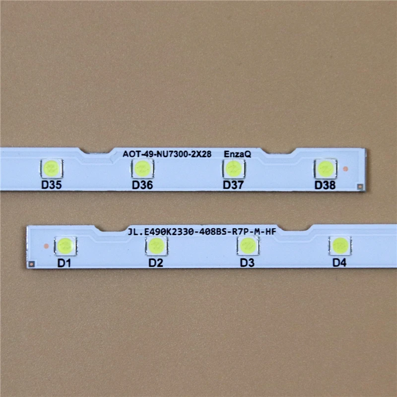 TV's LED Array Bars For Samsung HG49NJ678 HG49NJ690 LH49QB LH49QM QA49LS03 LED Backlight Strips Matrix Lamps Lens Bands AOT_49