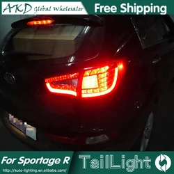 AKD Car Styling for Kia SportageR Tail Lights 2011-2014 Sportage R LED Tail Light LED Rear Lamp DRL+Brake+Park+Signal