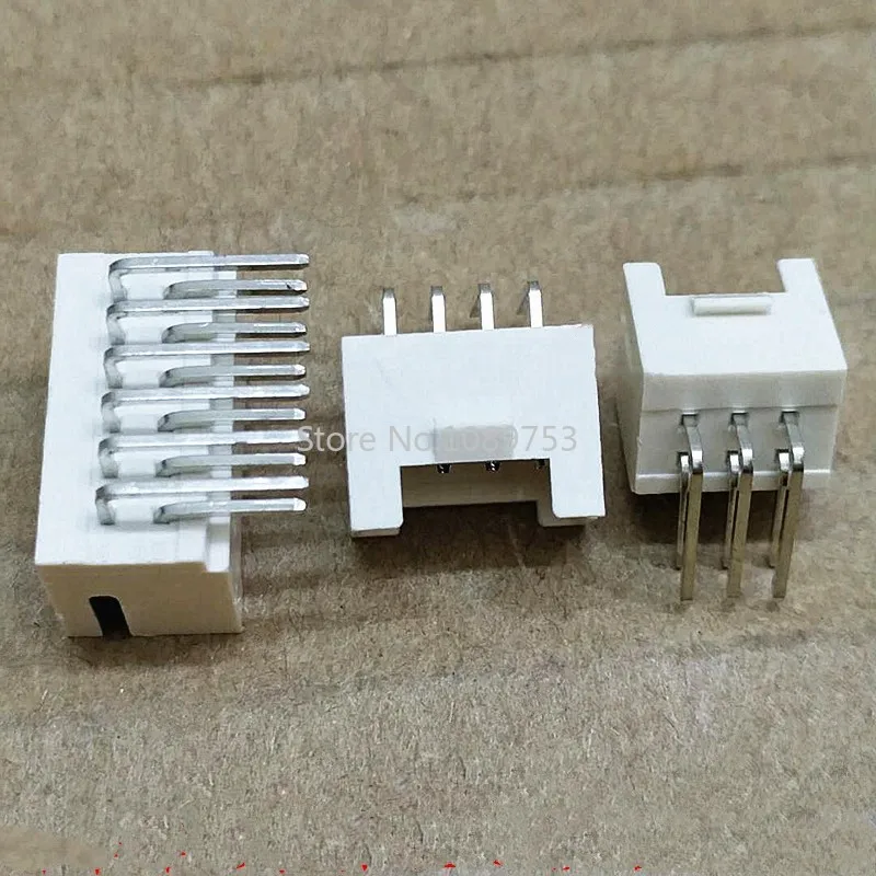 20PCS PHB 2.0mm Connector 2.0mm Male Socket Right Angle Double Row with Buckle PHSD Connectors 2*2/3/4/5/6/7/8/10P