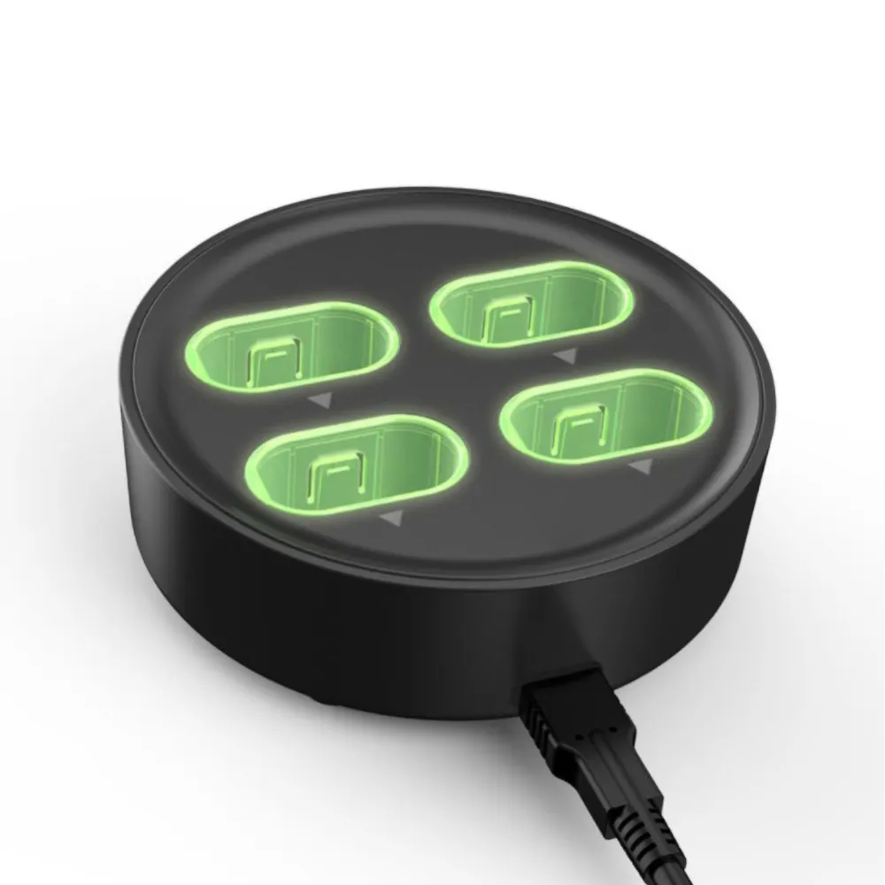 4 قطعة 1200mAh بطارية قابلة للشحن حزمة مع شاحن يو اس بي ل Xbox سلسلة X/S/Xbox One S/X وحدة تحكم لاسلكية تبديل البطارية