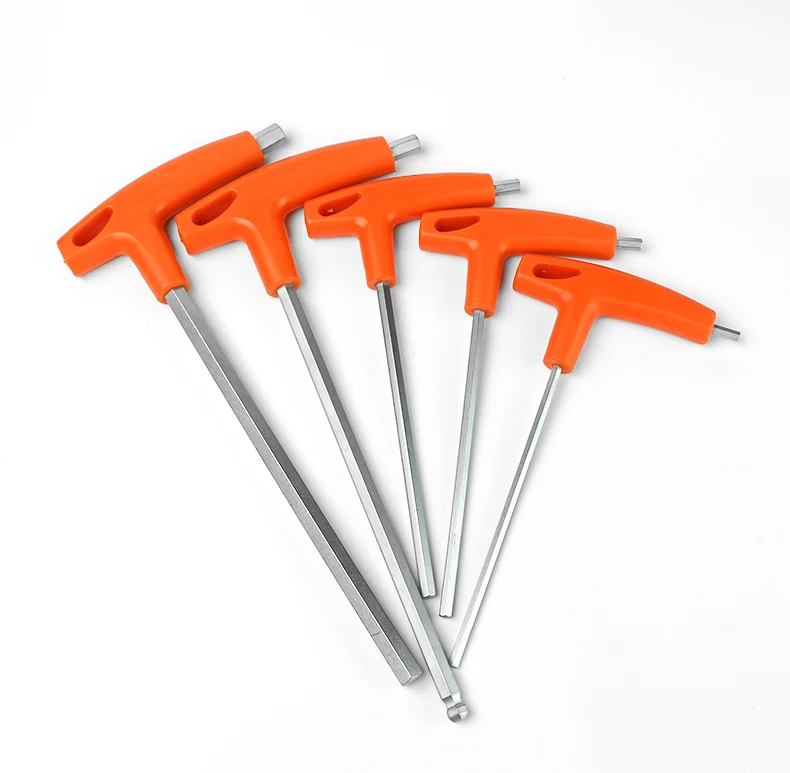 1/4/8PCS Allen Wrench Metric Wrench Inch Wrench T Wrench Size Allen Key Short Flat/Ball head Hex key allen Chrome Vanadium Steel