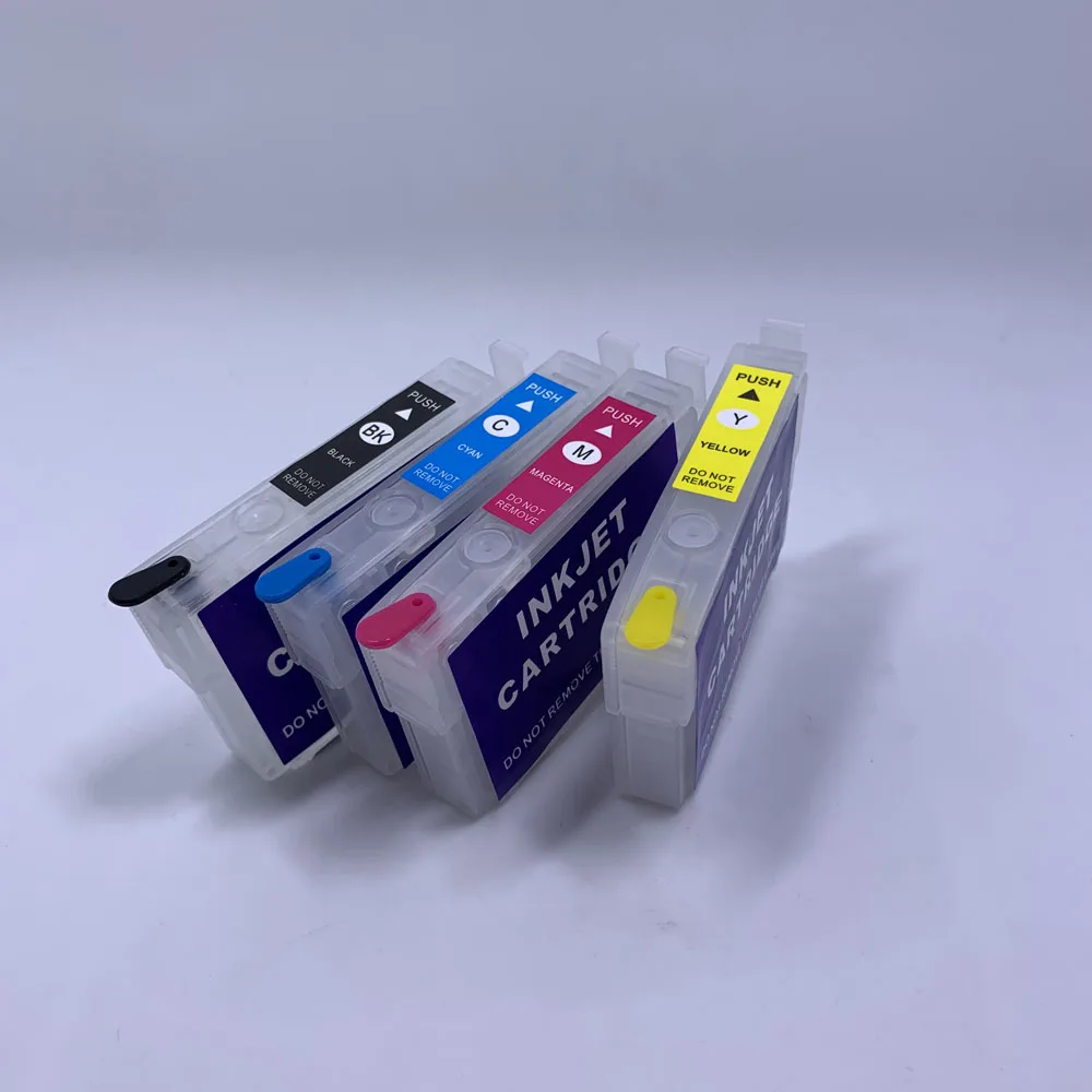 

YOTAT 502XL Refillable Ink Cartridge T502 T502XL T02W1 - T02W4 for Epson XP-5100 XP-5105 WF-2860 WF-2860DWF / WF-2865DWF