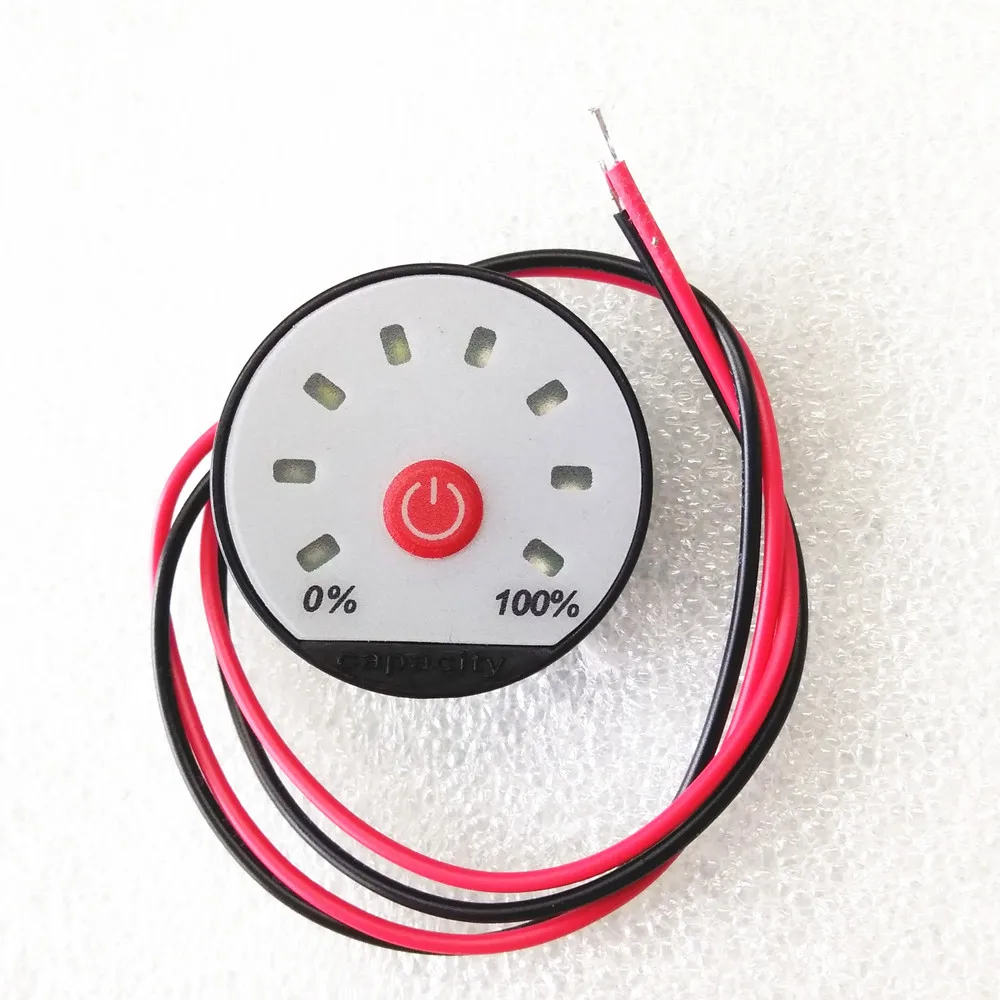 3.7V4.2V7.4V8.4V12V24V36V LED Power Indicator JS-8T Power Bar Power Meter