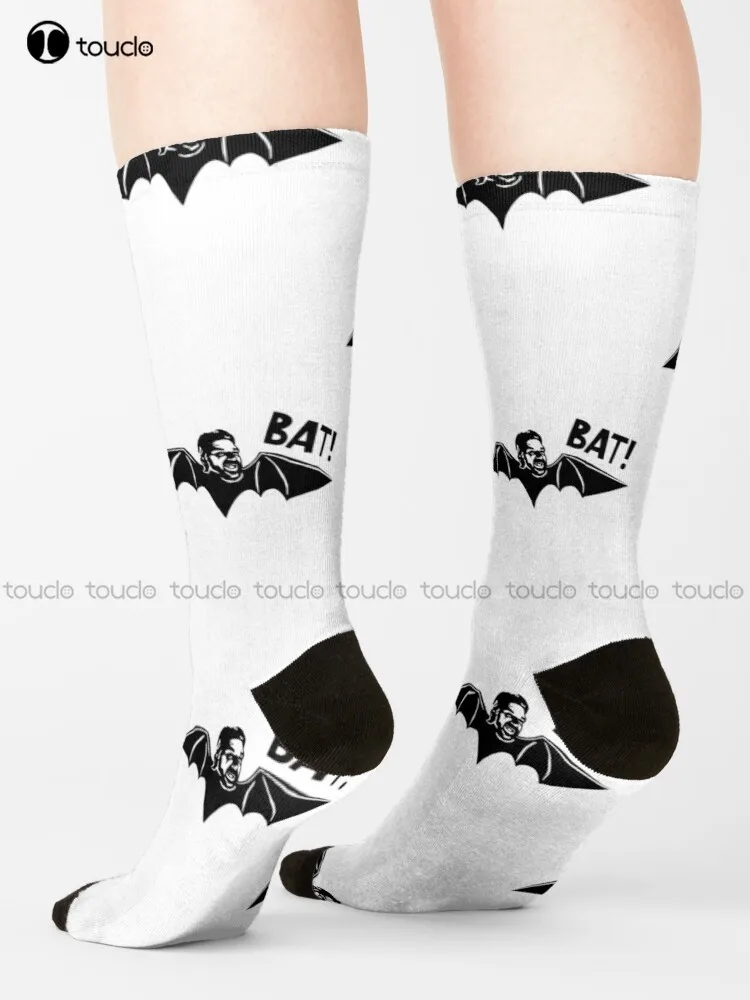 Bat What We Do In The Shadows Nandor Vampire Vampires Halloween Socks Boot Socks For Men Unisex Adult Teen Youth Socks Custom