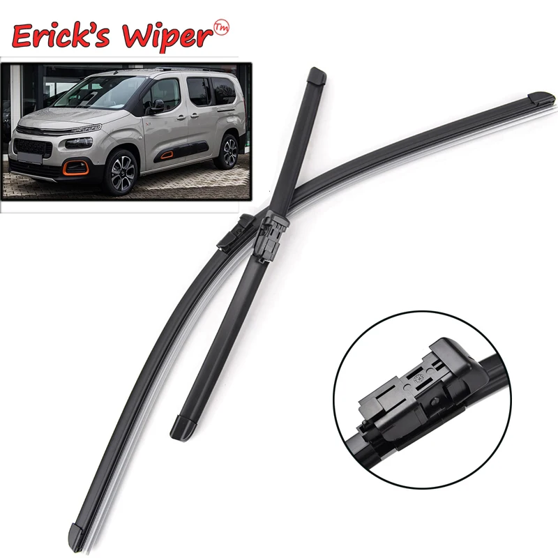 Erick\'s Wiper LHD Front Wiper Blades For Citroen Berlingo K9 2018 - 2023 Windshield Windscreen Window Car Rain Brushes 24\