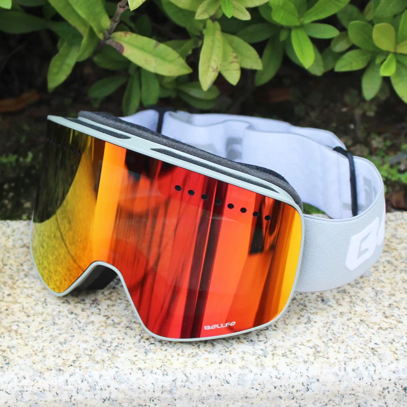 Magnetic Double Layer Polarized Lens Ski Goggles Anti-fog UV400 Snowboard Skiing Goggles for Men Women Ski Glasses Eyewear