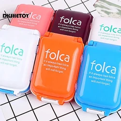 Pocket Pill Case Vouwen Multi-layer Geneeskunde Pillen Opslag Gevallen Vitamine Drug Box Organizer Container Apotheek Doos Coffret