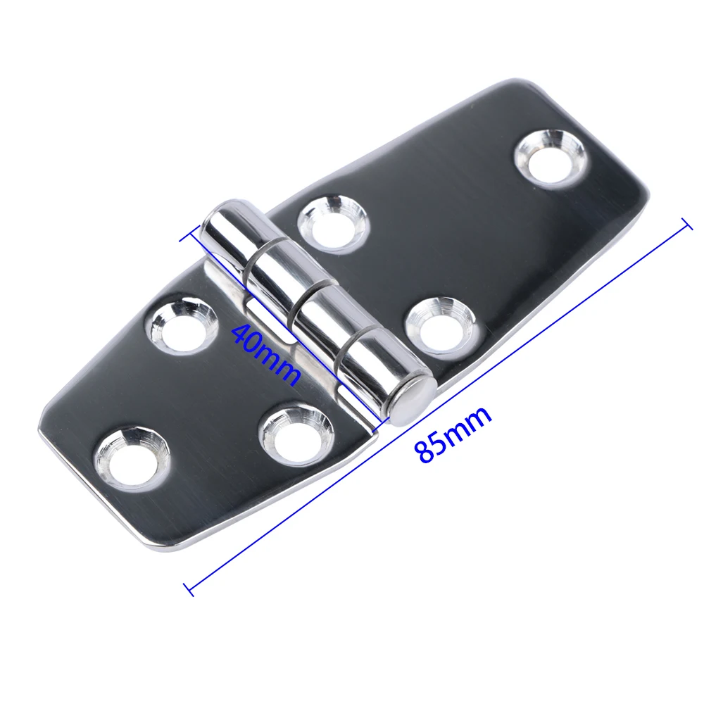 2 pieces Marine Stainless Steel Hinges, Thickened Closet Door Hinge Marine Boat Cabin Hinge