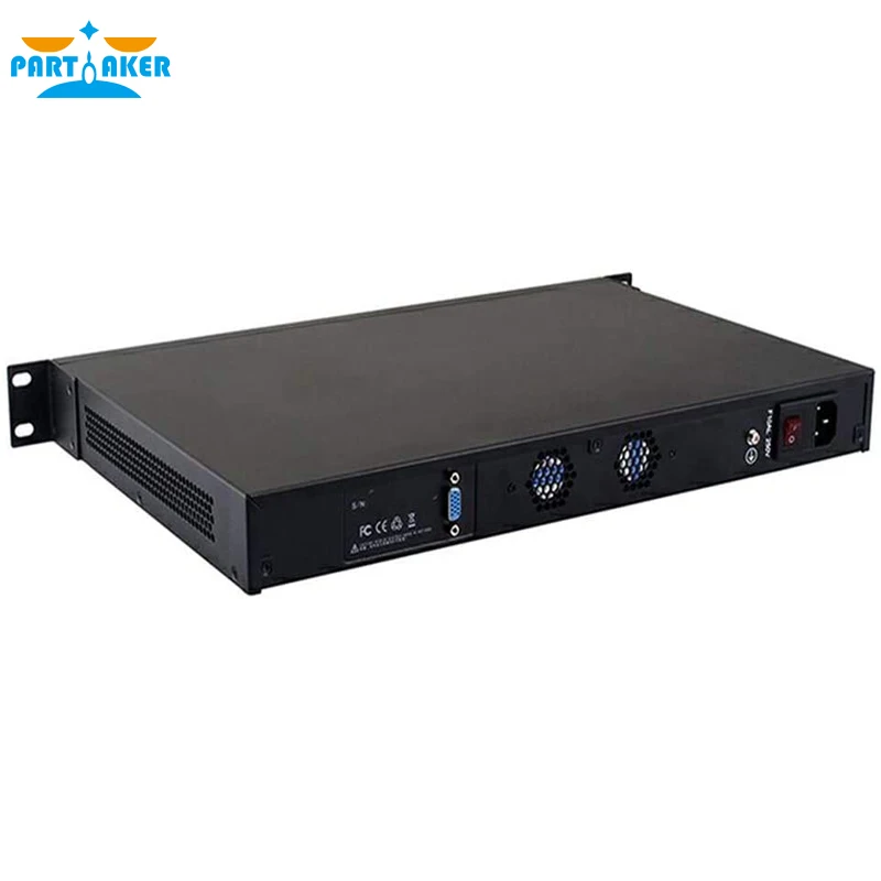 Partaker R14 8 x Intel 82574L Gigabit Ethernet Router Server VPN Firewall Device con procesador i3 2350M i5 2520M