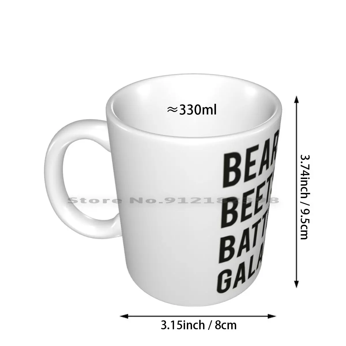 Bears Beets Battlestar Galactica! Ceramic Mugs Coffee Cups Milk Tea Mug Dwight Schrute The Office Bears Beets Battlestar