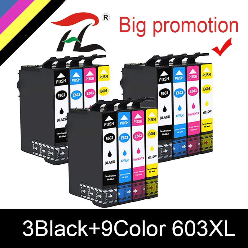 603XL T603 T603XL E603XL 603 XL Ink Cartridge Compatible for Epson XP-2100 XP-2105 XP-3100 XP-3105 XP-4100 XP-4105 WF-2810 2830