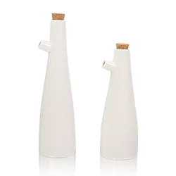 Ceramic Vinegar Porcelain Bottle,Olive Oil Pot,Soy Sauce Vinegar Bottle,Seasoning Gravy Boats,Kitchen Cooking Storage Bottles