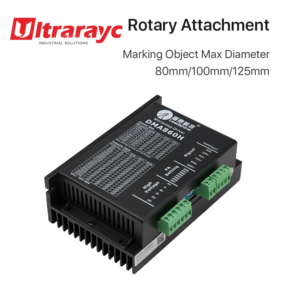 Cloudrayロータリーアタッチメント最大直径80-125ミリメートル3チャックとドライバーセットのためのレーザー機diyラウンドオブジェクト