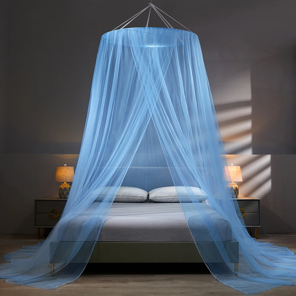 YanYangTian-Folding Mosquito Net Curtain for Double Bed Tent, Outdoor Canopy, Pop up Mosquito Net, Shielding Tent