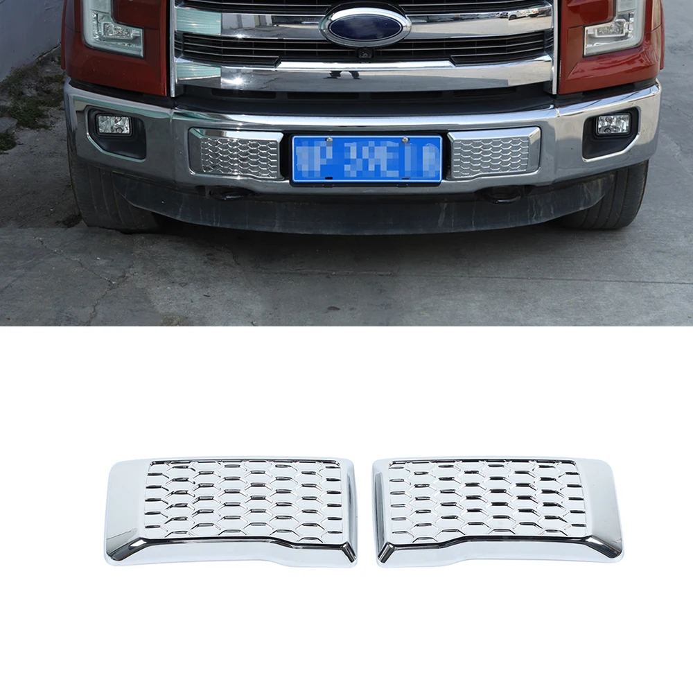 

Car Front Bumper Grille Air Intakes Cover Mesh Trim for Ford F150 F-150 2015 2016 2017 2018 2019 2020 Car External Accessories