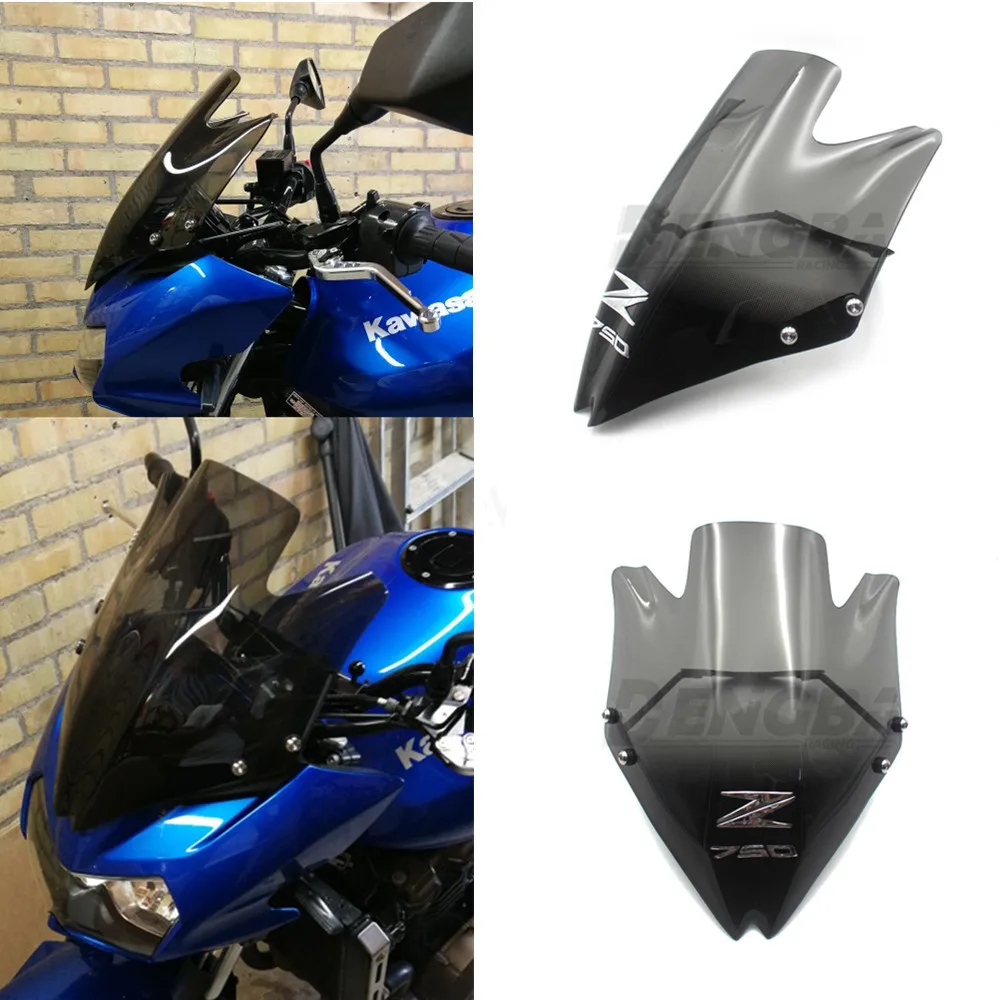 

Лобовое стекло для Kawasaki Z750 Z750R 2007 2008 2009 2010 2011 2012